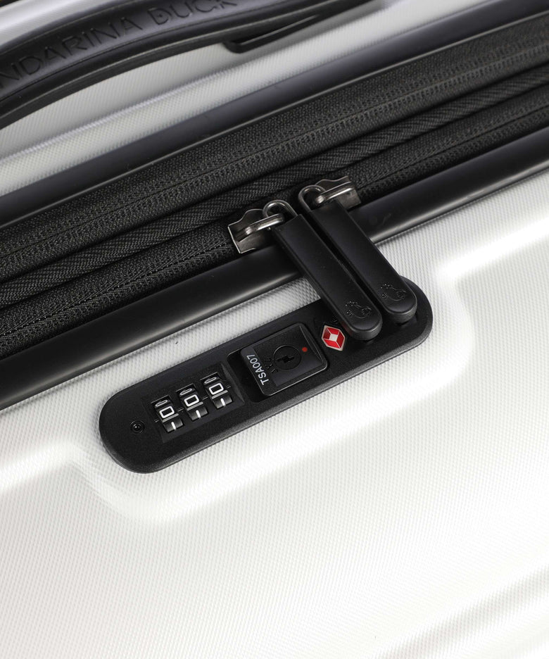 Mandarina Duck Logoduck+ Spinner (4 wheels) blanc