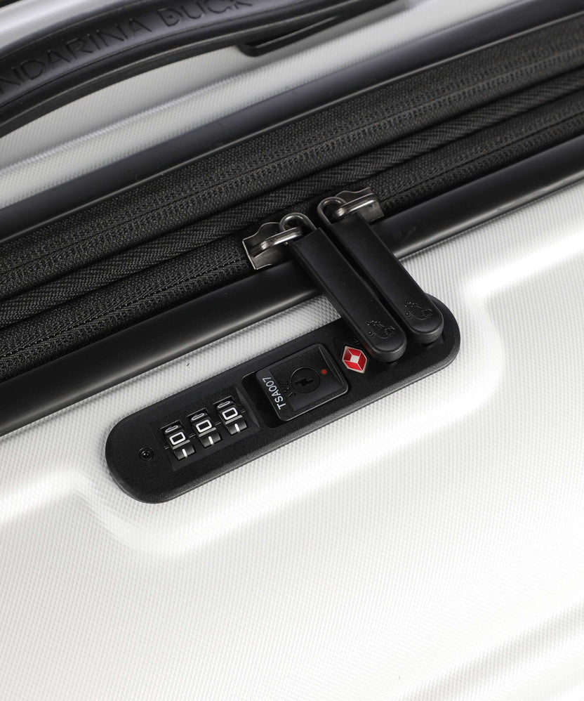 Mandarina Duck Logoduck+ Spinner (4 wheels) blanc