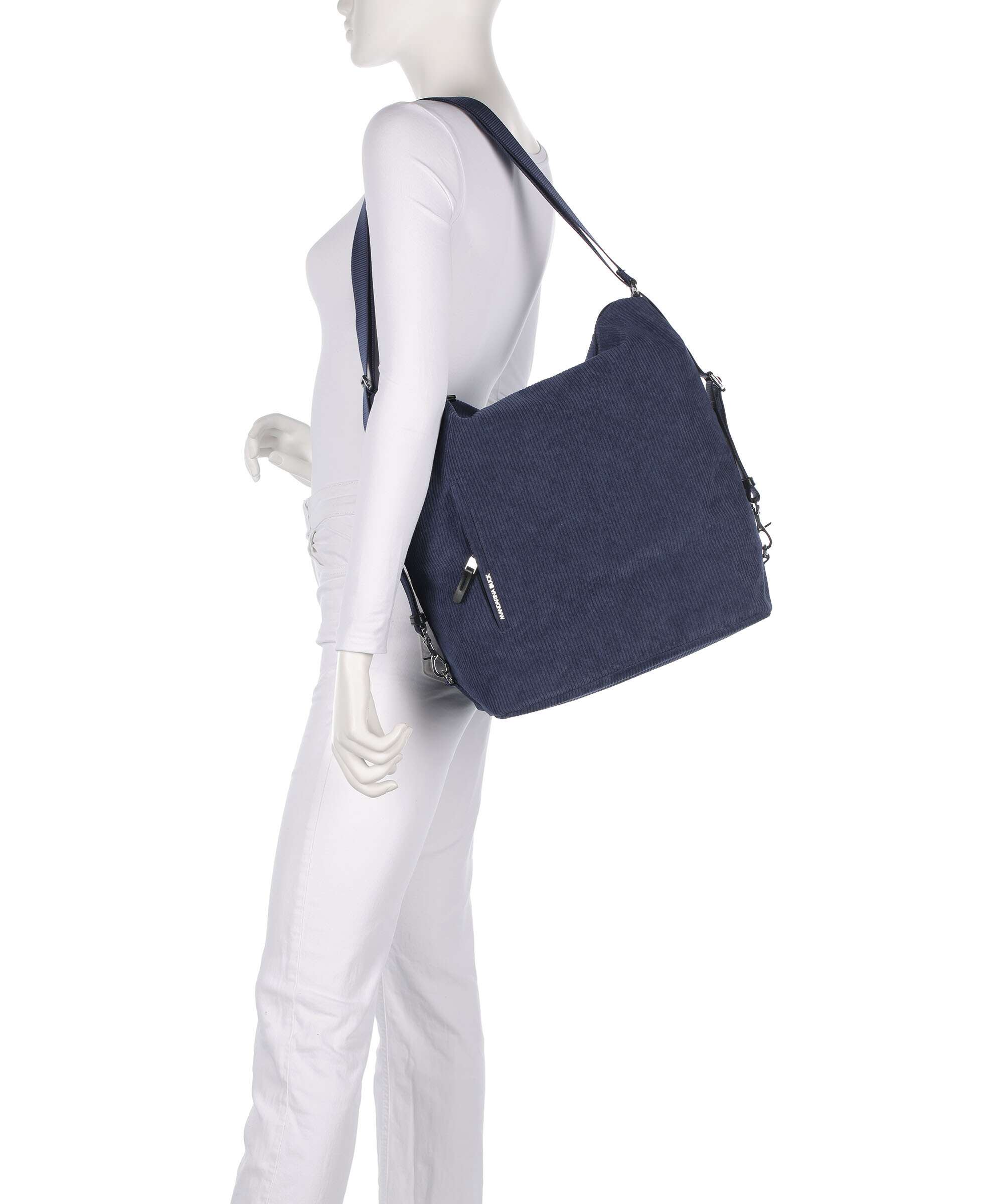 Mandarina Duck Hunter Velvet Backpack bag blue wing
