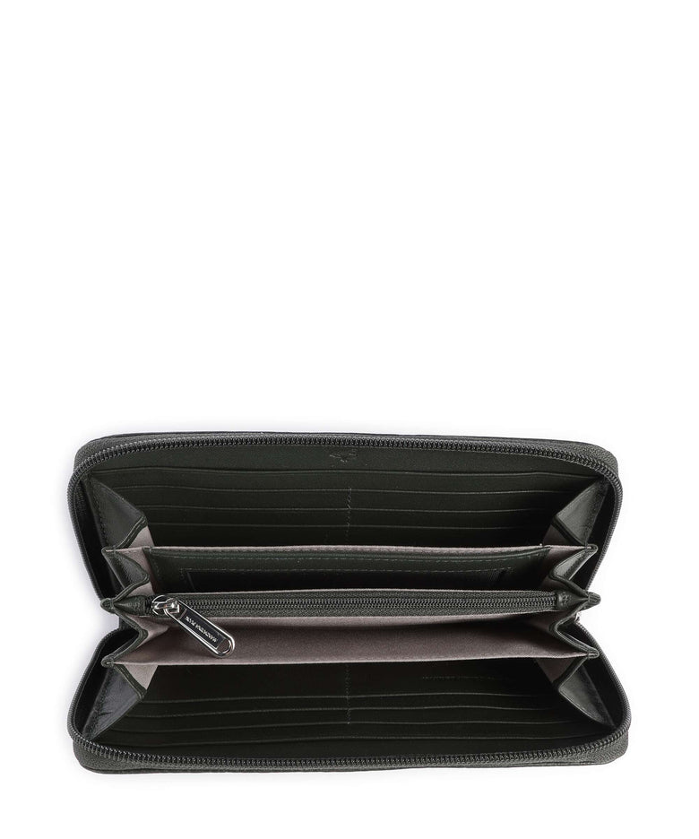 Mandarina Duck Mellow Leather Wallet pine green