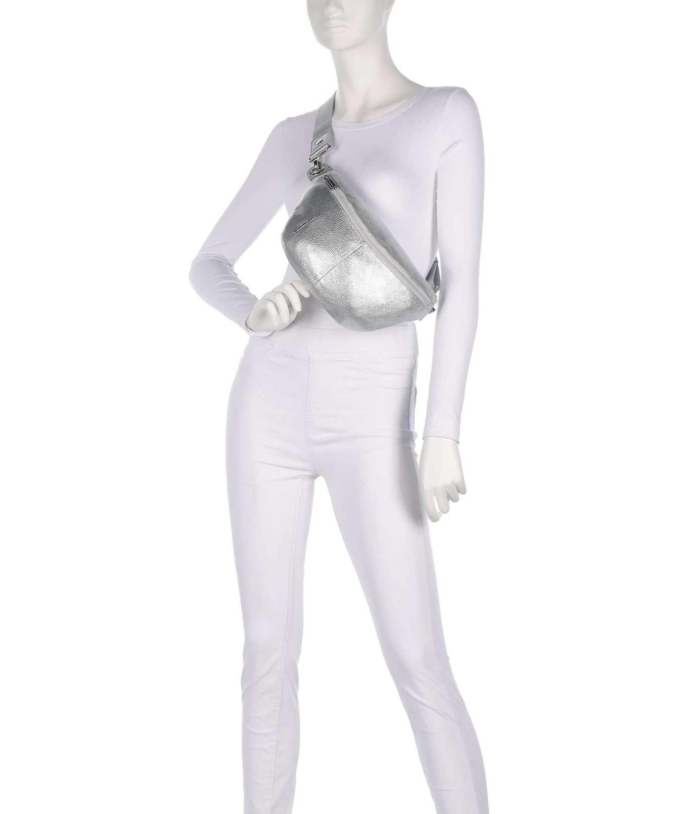 Mandarina Duck Mellow Metal Fanny pack silver