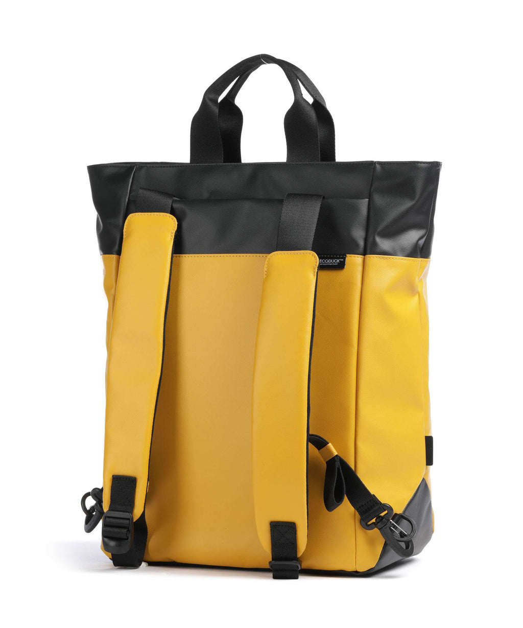 Mandarina Duck Eco Coated Backpack duck yellow
