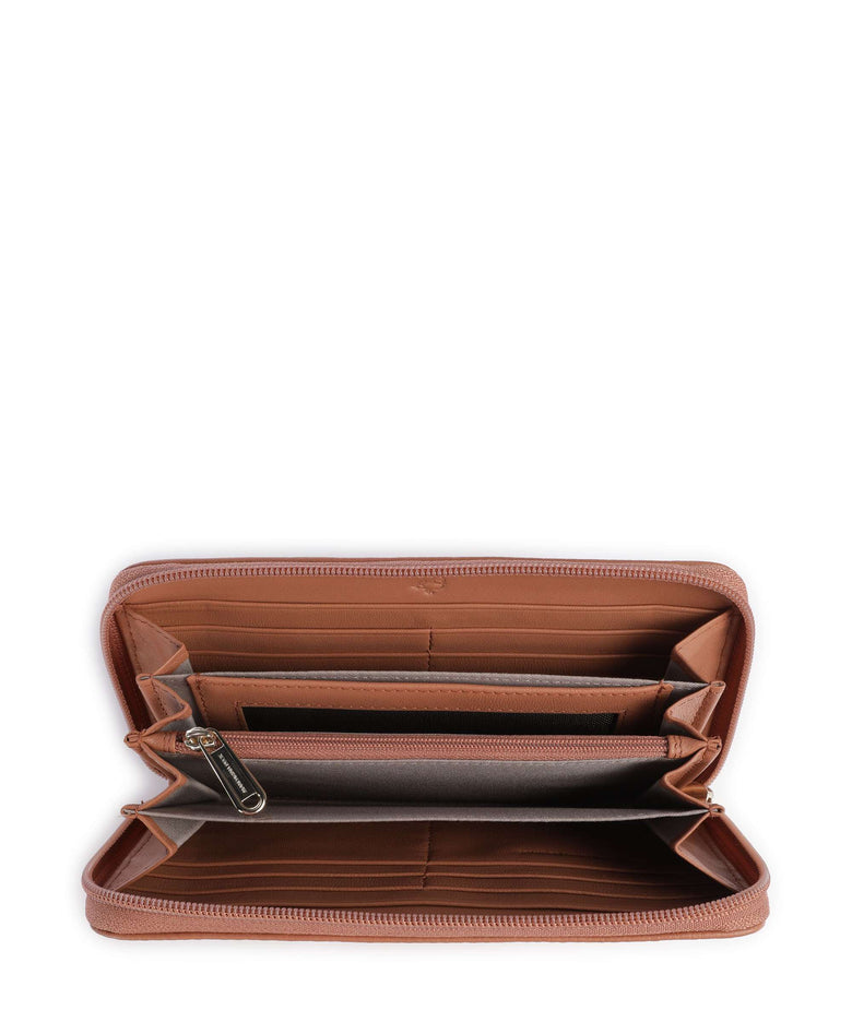 Mandarina Duck Mellow Leather Wallet pecan nut