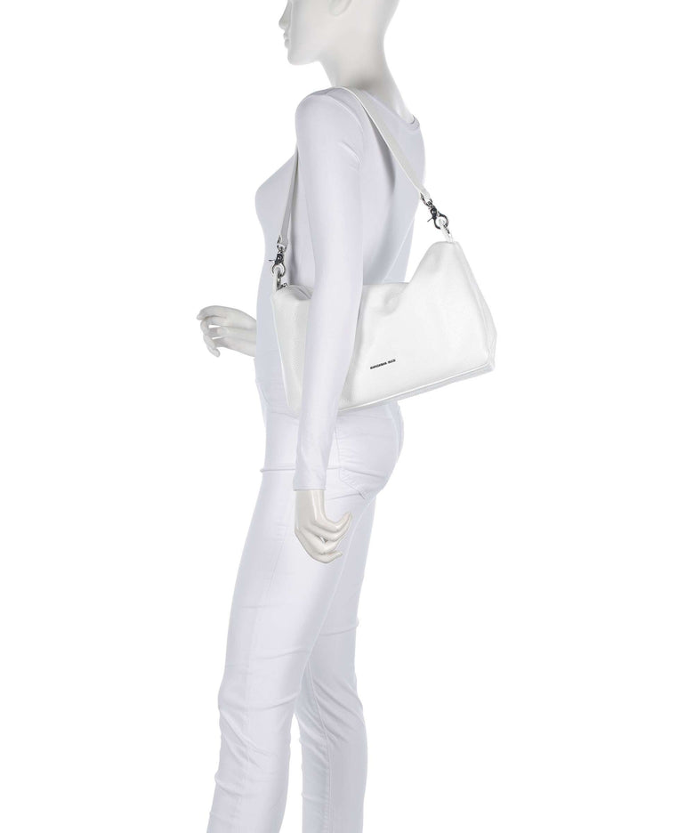 Mandarina Duck Mellow Leather Shoulder bag blanc