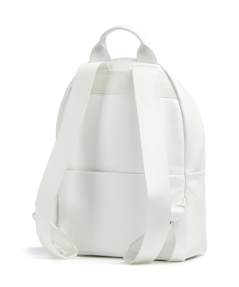 Mandarina Duck Mellow Leather Backpack blanc
