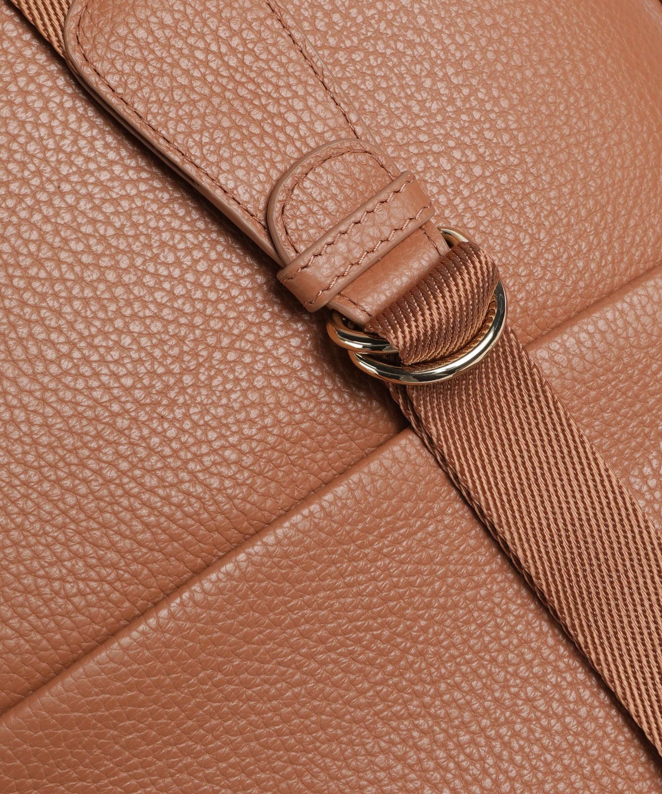 Mandarina Duck Mellow Leather Backpack pecan nut