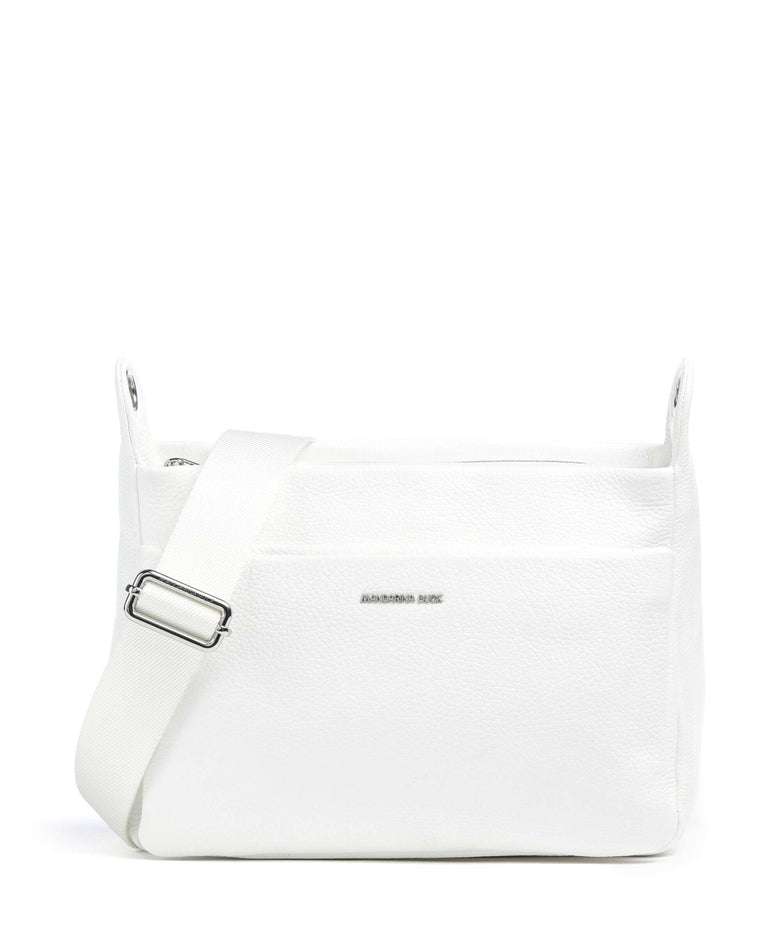 Mandarina Duck Mellow Leather Shoulder bag blanc