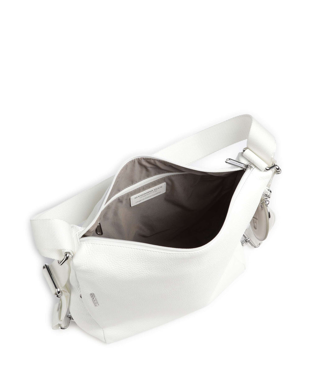 Mandarina Duck Mellow Leather Backpack bag blanc