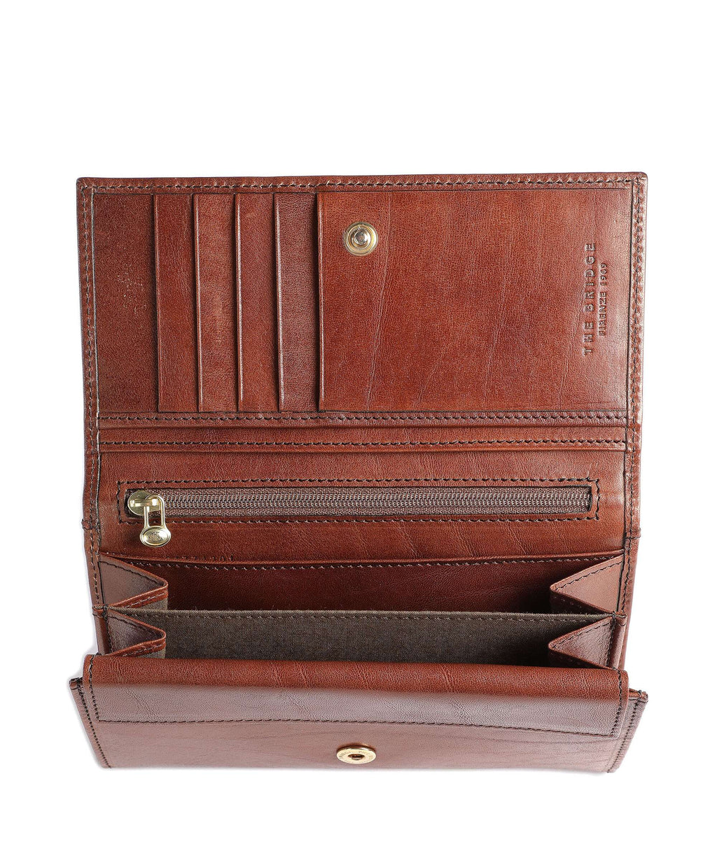 The Bridge Wallet marrone