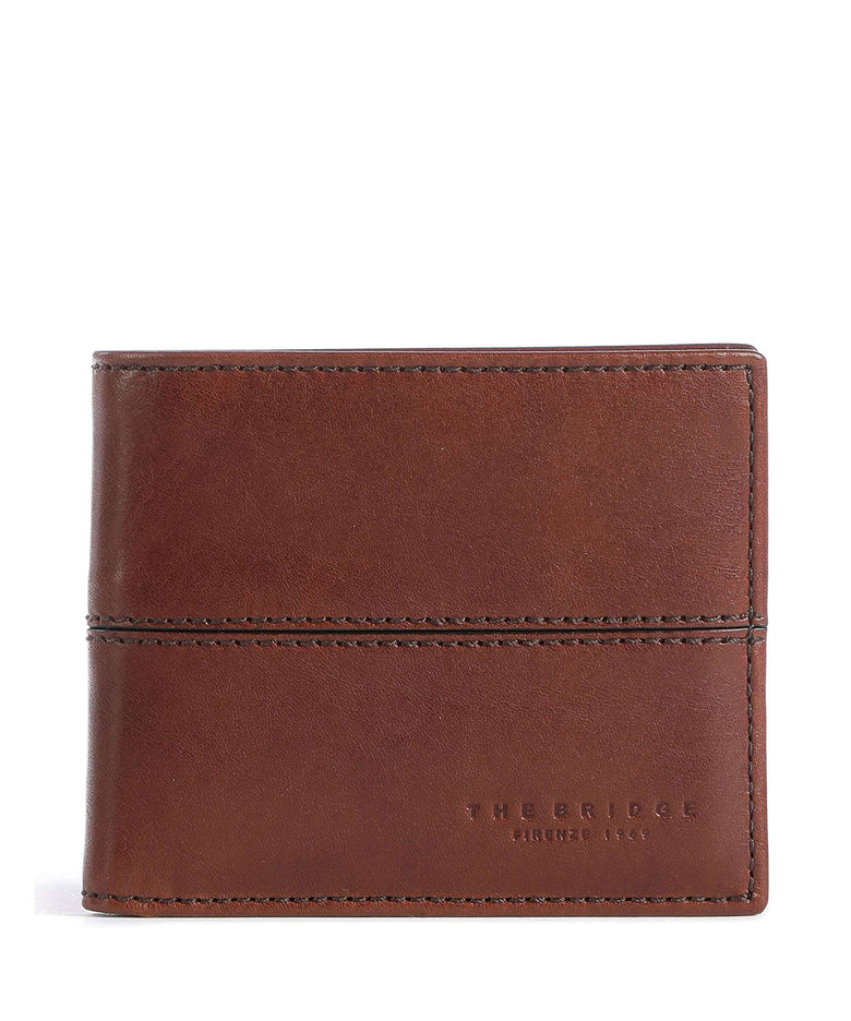 The Bridge Vespucci Credit card holder marrone