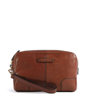 The Bridge Vespucci Handgelenktasche marrone