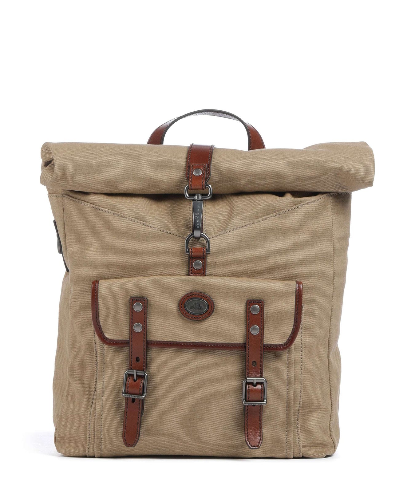 The Bridge Guido Rolltop backpack natural