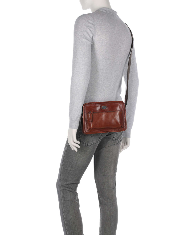 The Bridge Isaia Crossbody bag marrone/rut scamosciato opaco
