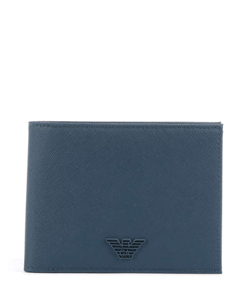 Emporio Armani Saffiano Animation Portefeuille legion blue