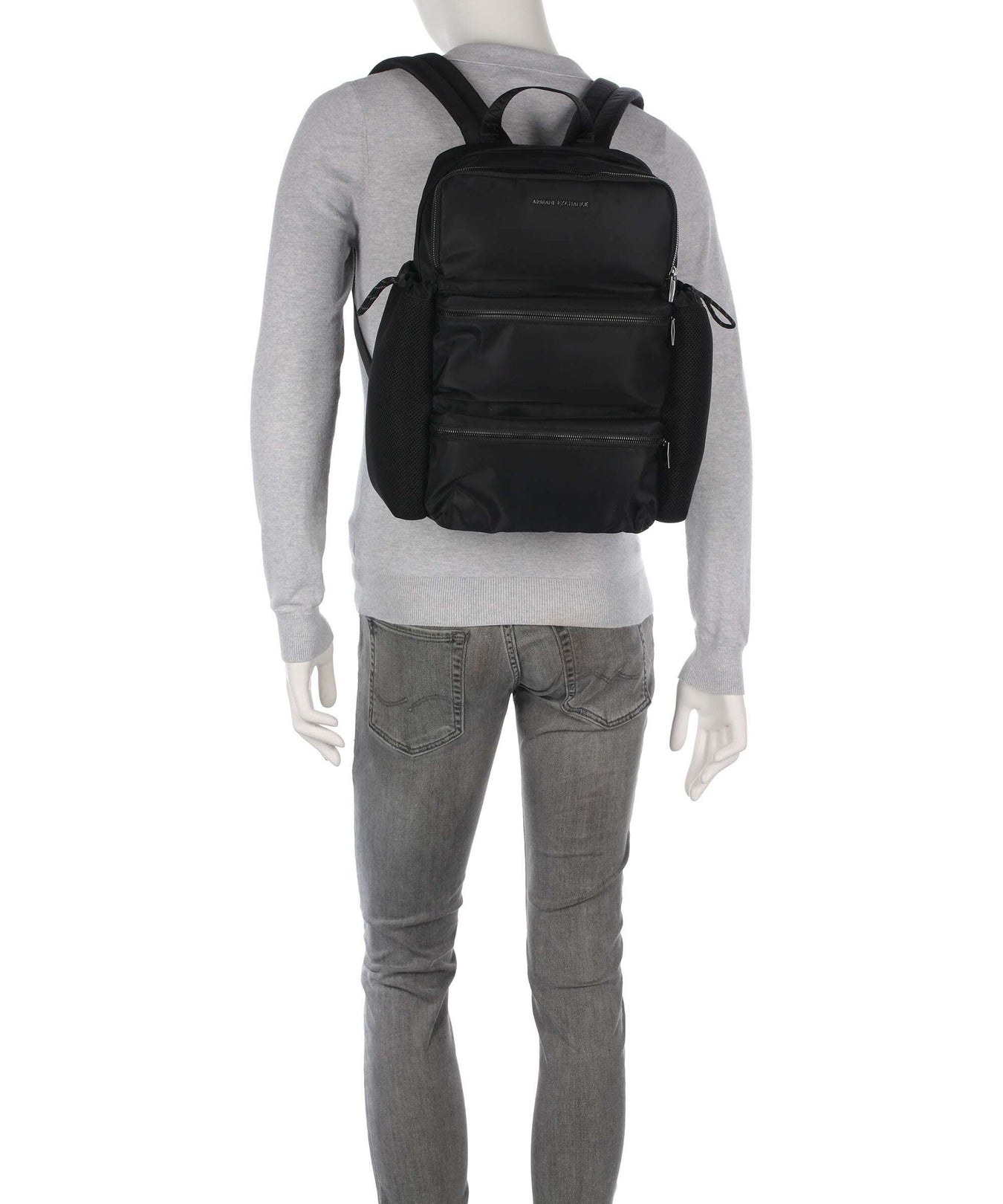 Armani Exchange Commuting Backpack black