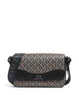 Armani Exchange Wave Monogram Sac bandoulière brown bass/black