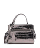 Armani Exchange Diane Mini Croco Sac bandoulière gunmetal