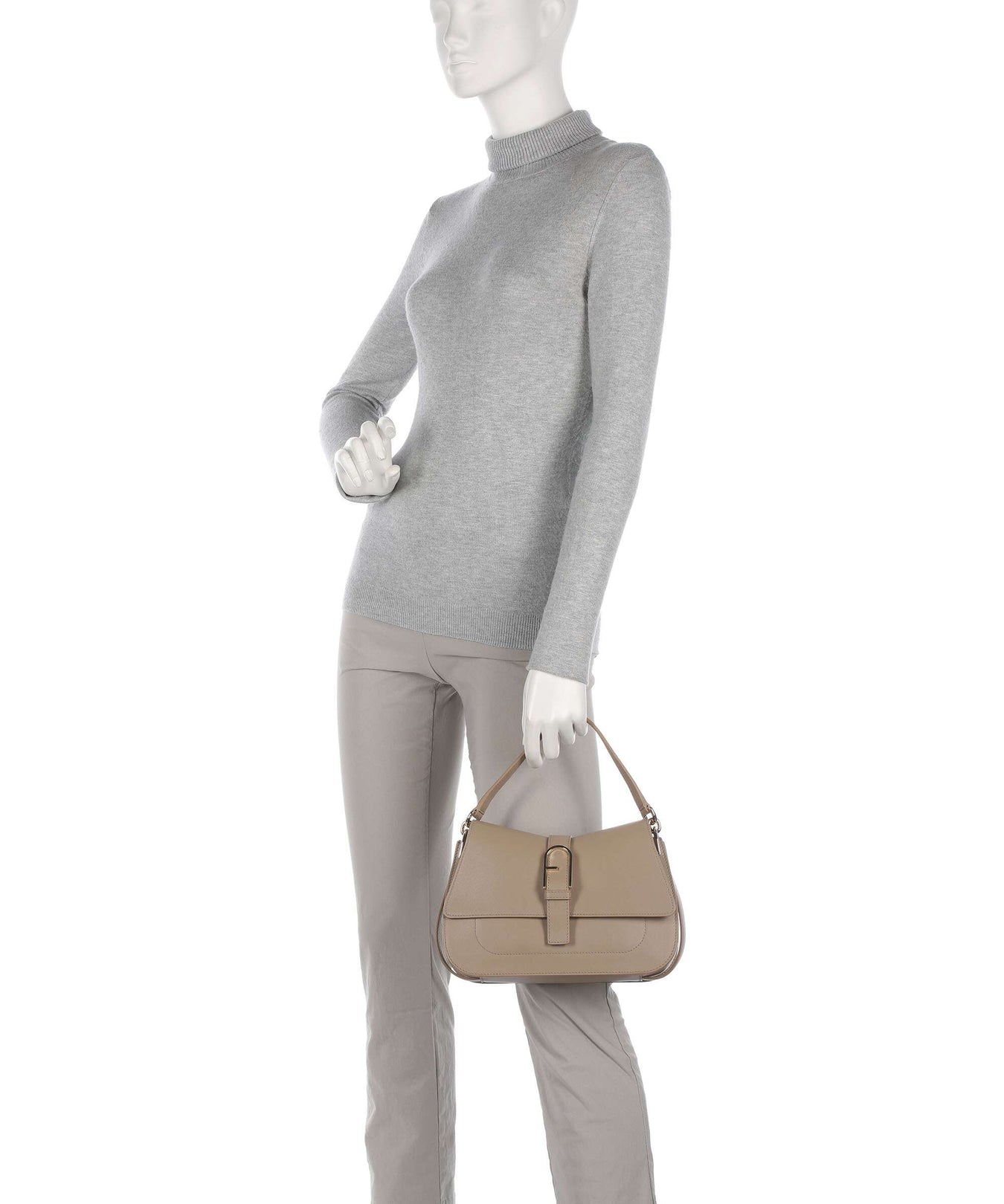 Furla Flow M Handbag greige