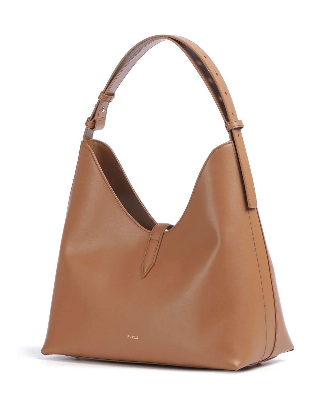 Furla Goccia M Hobo bag brandy