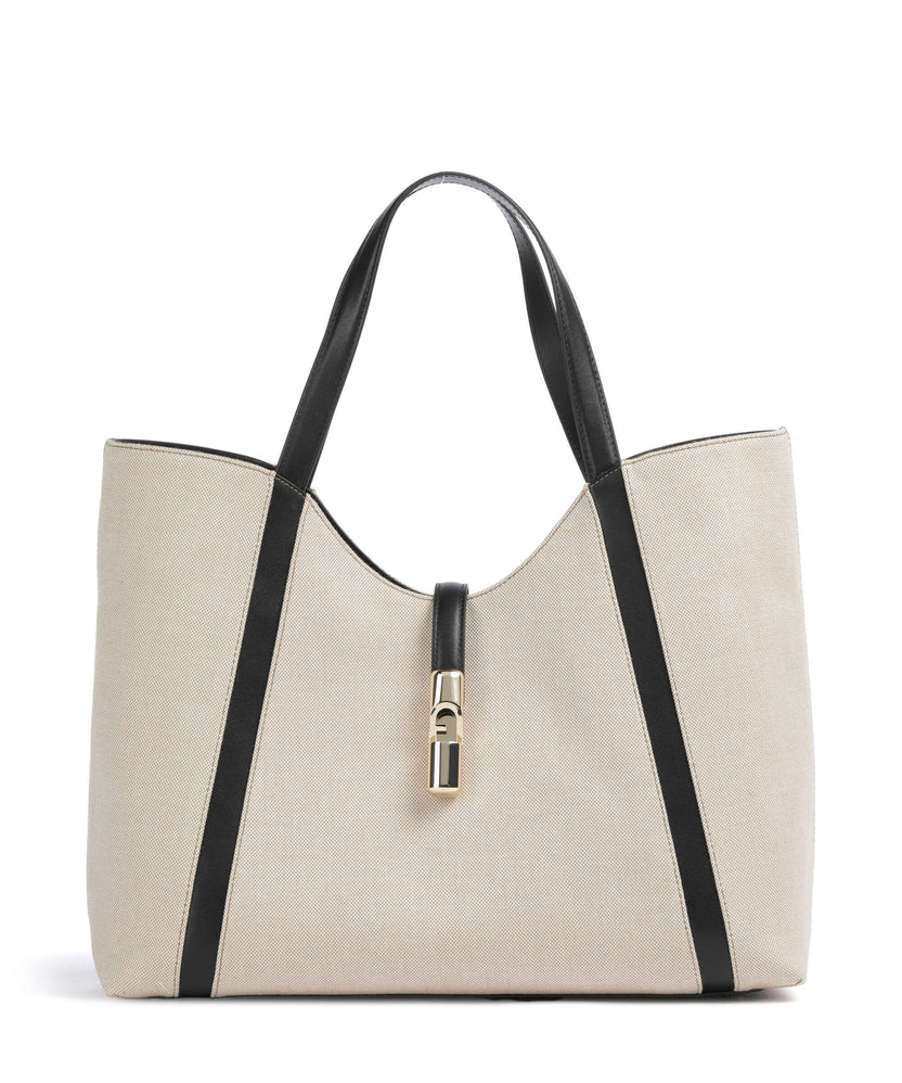 Furla Goccia XL Tote bag naturale/nero