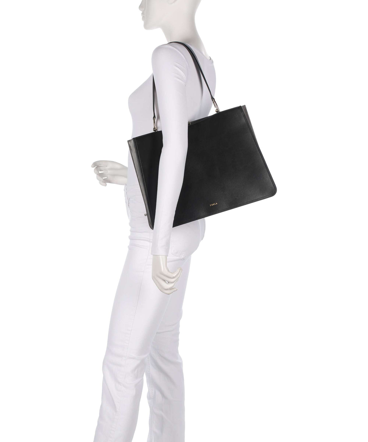 Furla Agata L Tote bag nero/urban gray