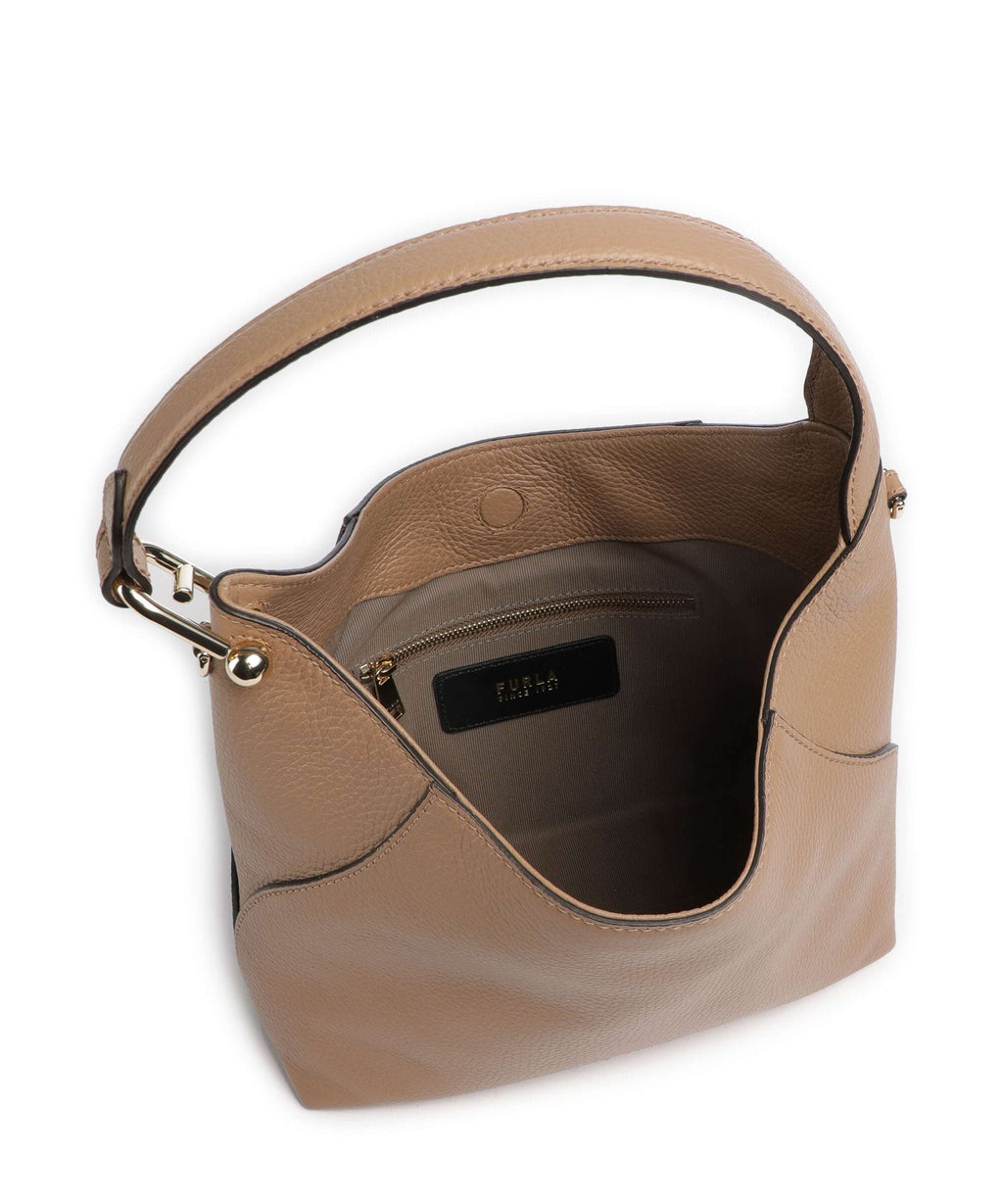 Furla Lara S Hobo bag deserto