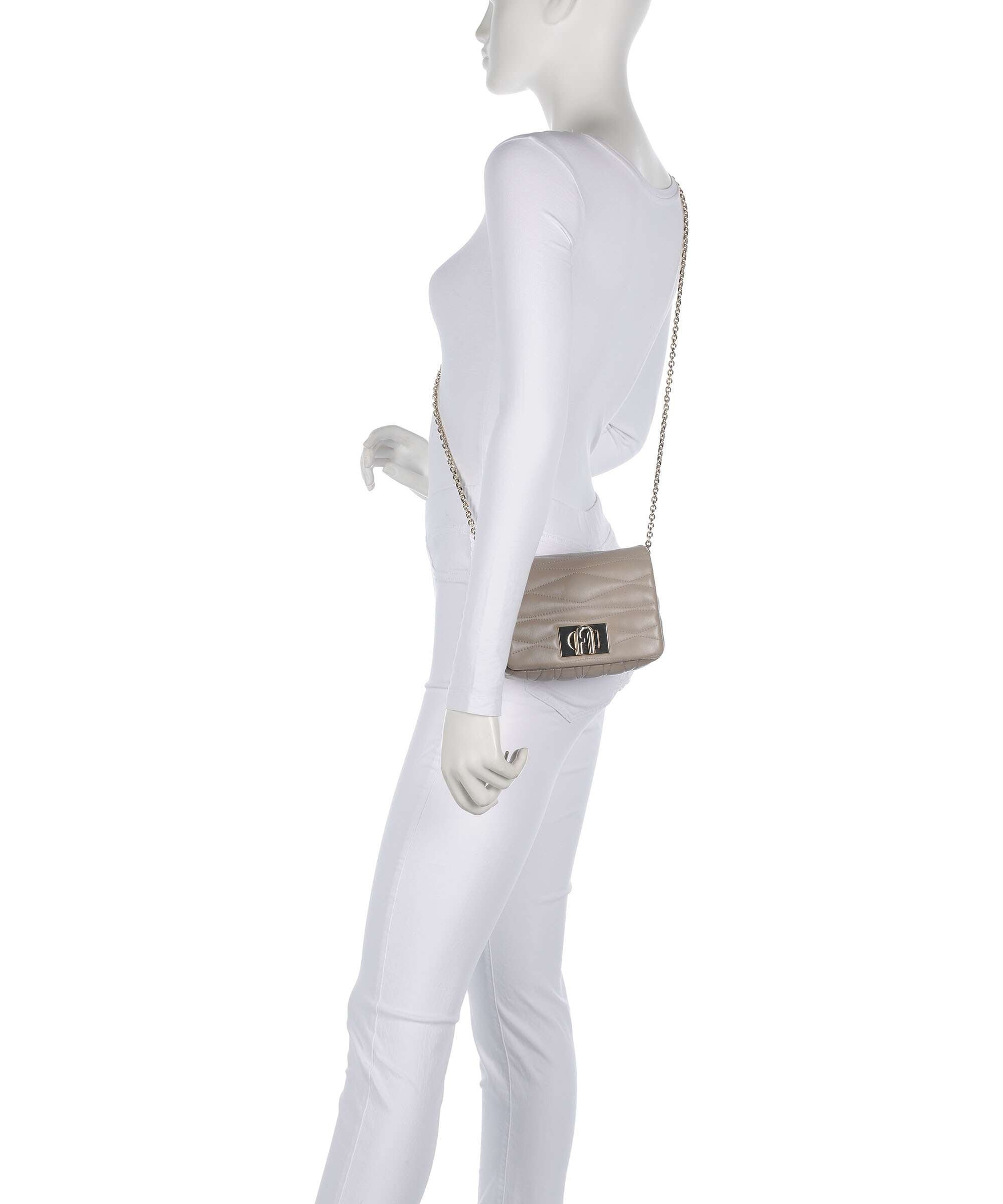 Furla 1927 Mini Soft Crossbody bag linen