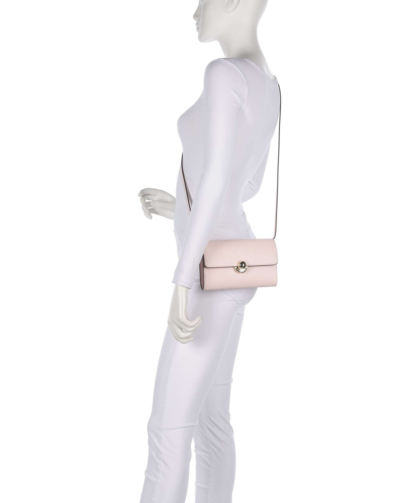 Furla Sfera Crossbody Wallet dusty pink