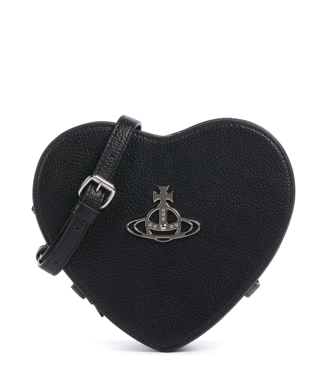 Vivienne Westwood Louise Heart Grain Crossbody bag black