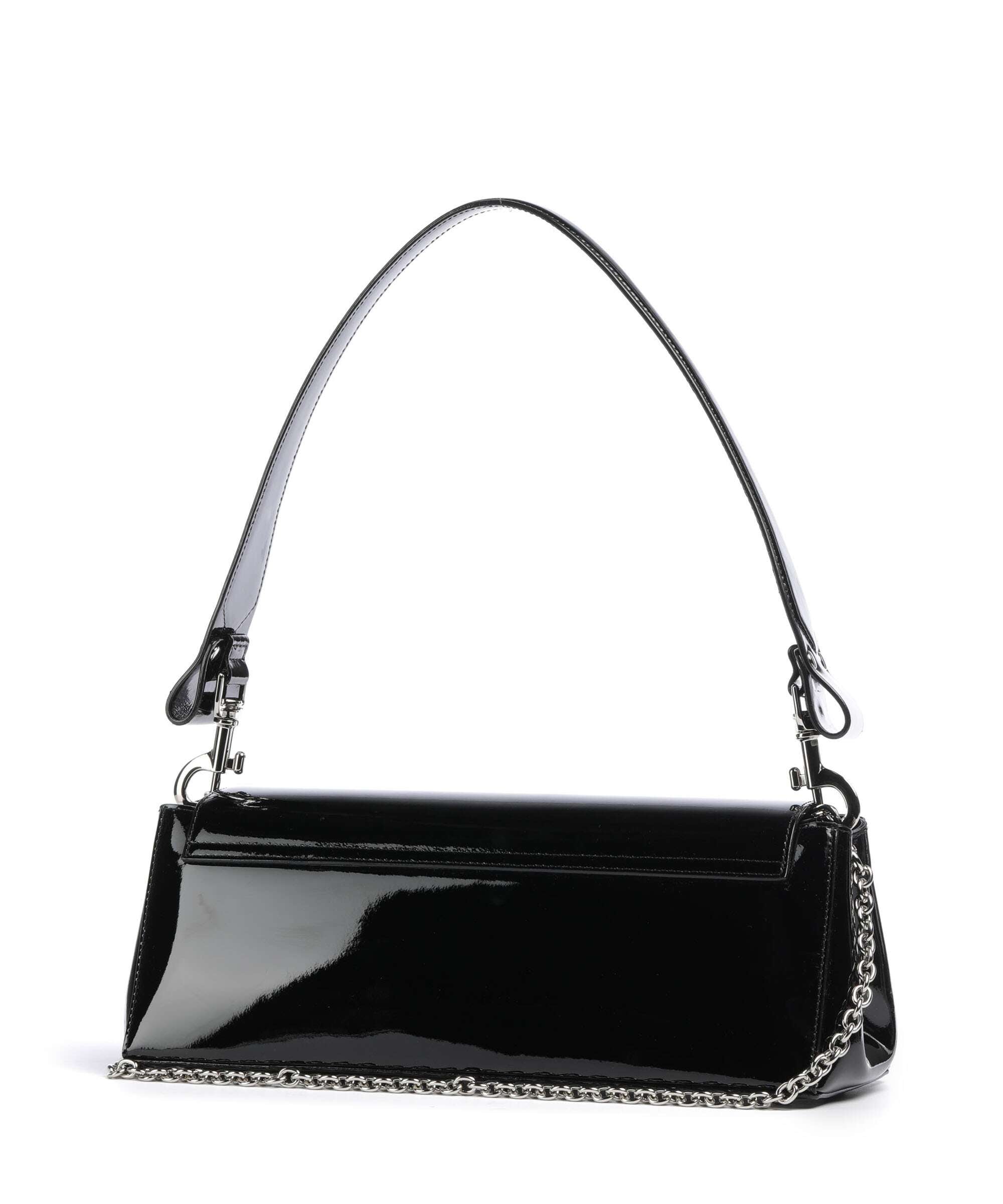 Vivienne Westwood Hazel Shiny Patent Large Shoulder bag black