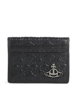 Vivienne Westwood Embossed Nappa Porta carte di credito black