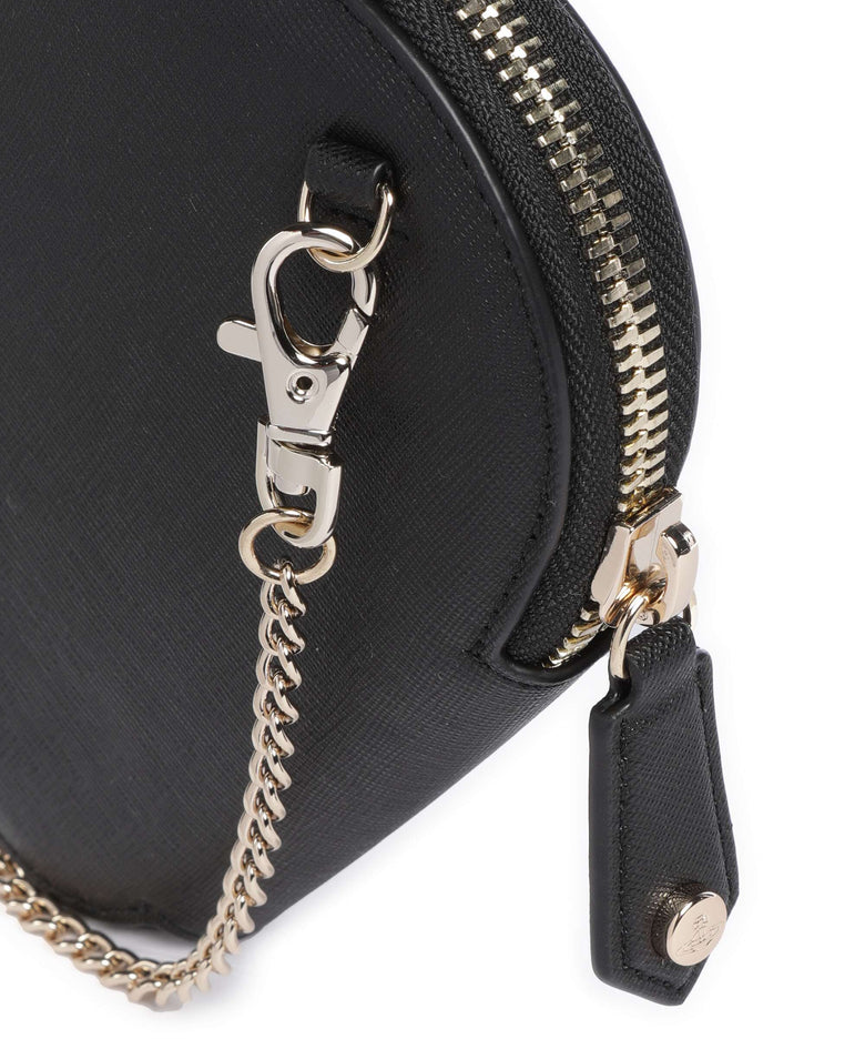 Vivienne Westwood Saffiano Heart Crossbody bag black