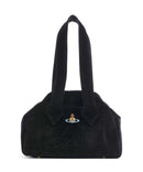Vivienne Westwood Archive Velvet Medium Handtasche black