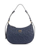 Pinko Half Moon Mini Schultertasche blu indaco ombroso/antique gold