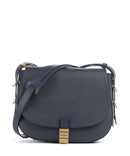Pinko Saddle Classic Borsa a tracolla blu indaco ombroso/antique gold