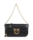 Pinko Love Box Baguette Schultertasche nero/antique gold