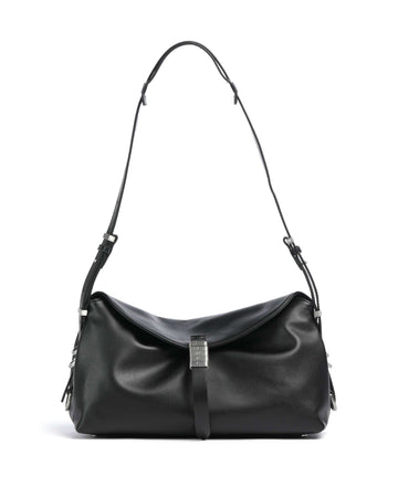 Pinko Saddle Borsa a spalla nero limousine/matt silver