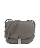 Pinko Saddle Classic Borsa a tracolla grigio asfalto/matt silver