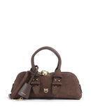 Pinko Bowling Baguette Sac à main marrone castano/matt gold