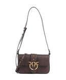 Pinko Love One Mini Slouchy Schultertasche marrone castano/antique gold