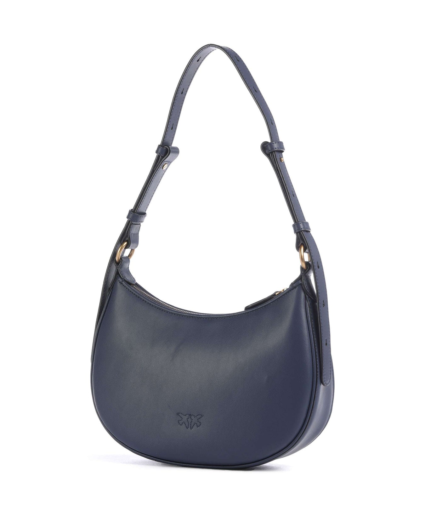 Pinko Half Moon Mini Shoulder bag blu indaco ombroso/antique gold