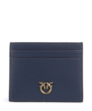 Pinko Kreditkartenetui blu indaco ombroso/antique gold