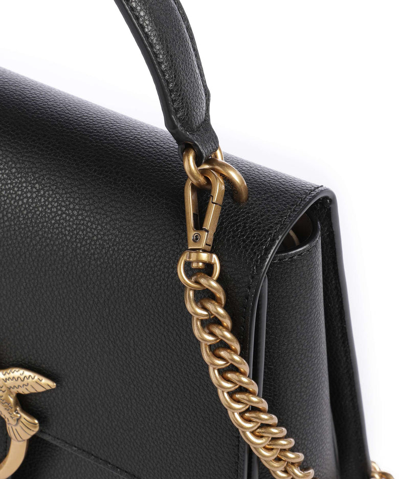 Pinko Love One Classic Handbag nero/beige/antique gold