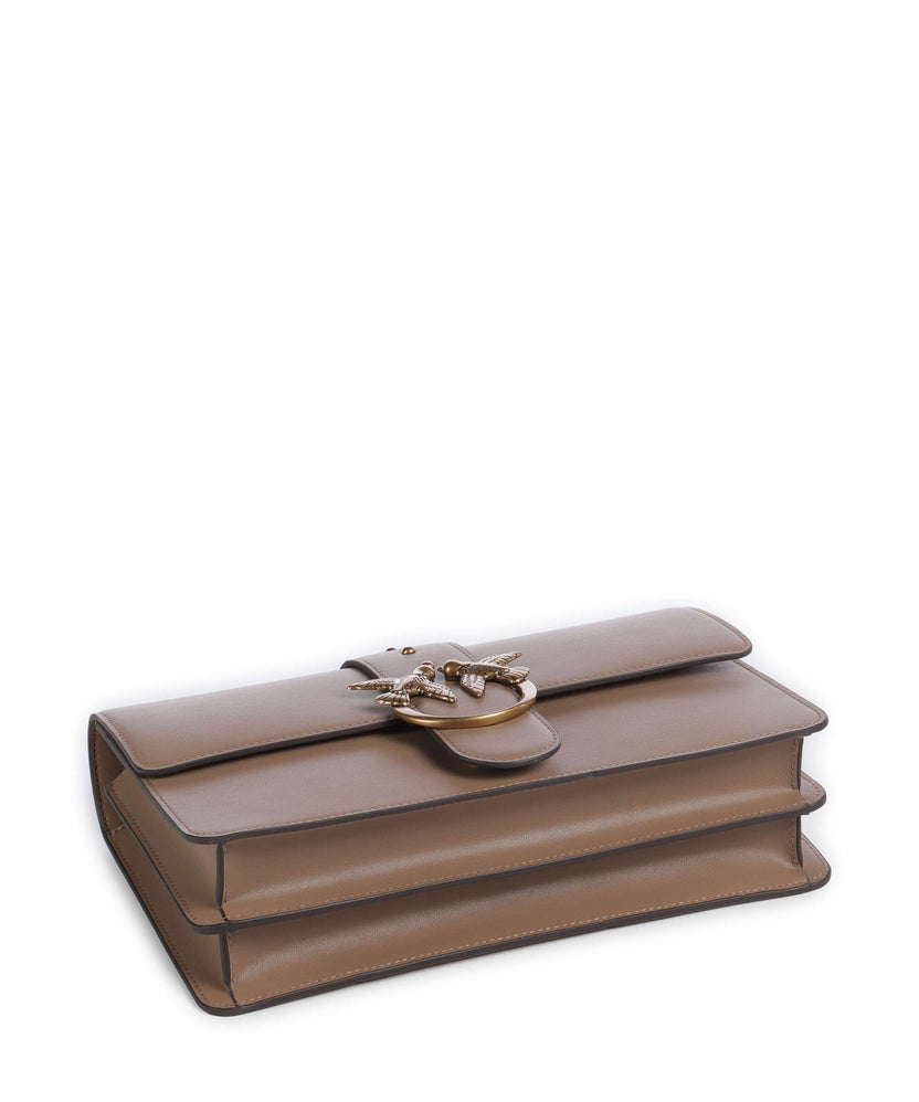 Pinko Love One Classic Crossbody bag biscotto zenzero/antique gold