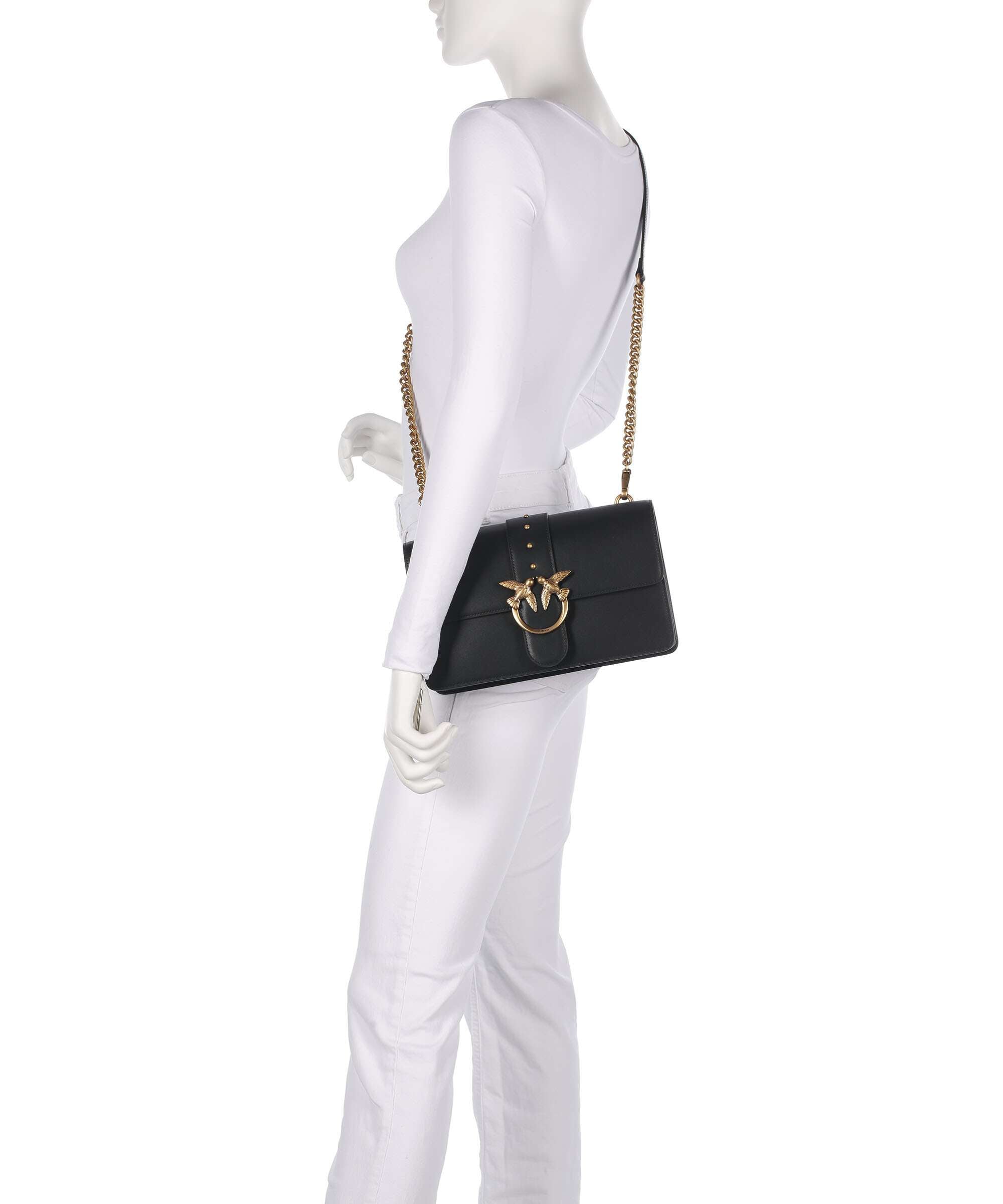 Pinko Love One Classic Crossbody bag nero/antique gold
