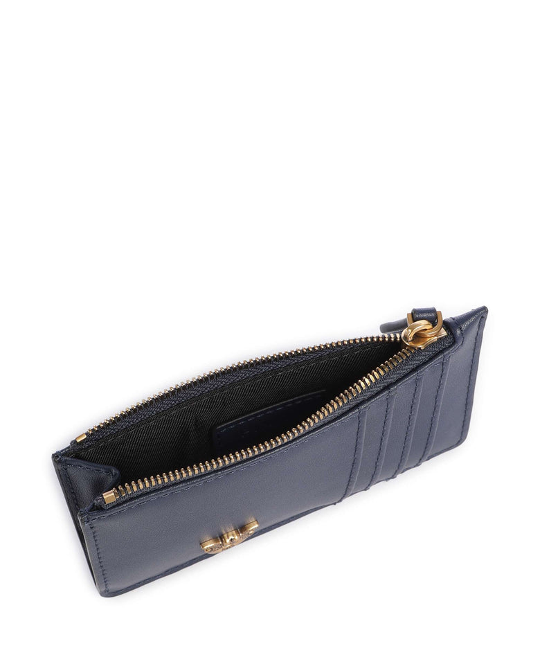Pinko Airone Credit card holder blu indaco ombroso/antique gold