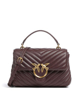 Pinko Love Lady Puff Mini Handtasche cioccolato amaro/antique gold