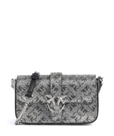 Pinko Love One Baby Slouchy Borsa a tracolla argento/nickel lucido