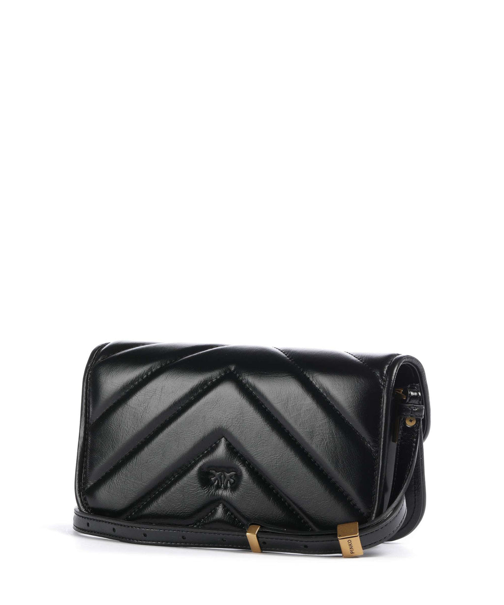 Pinko Love Box Horizontal Shoulder bag nero/antique gold