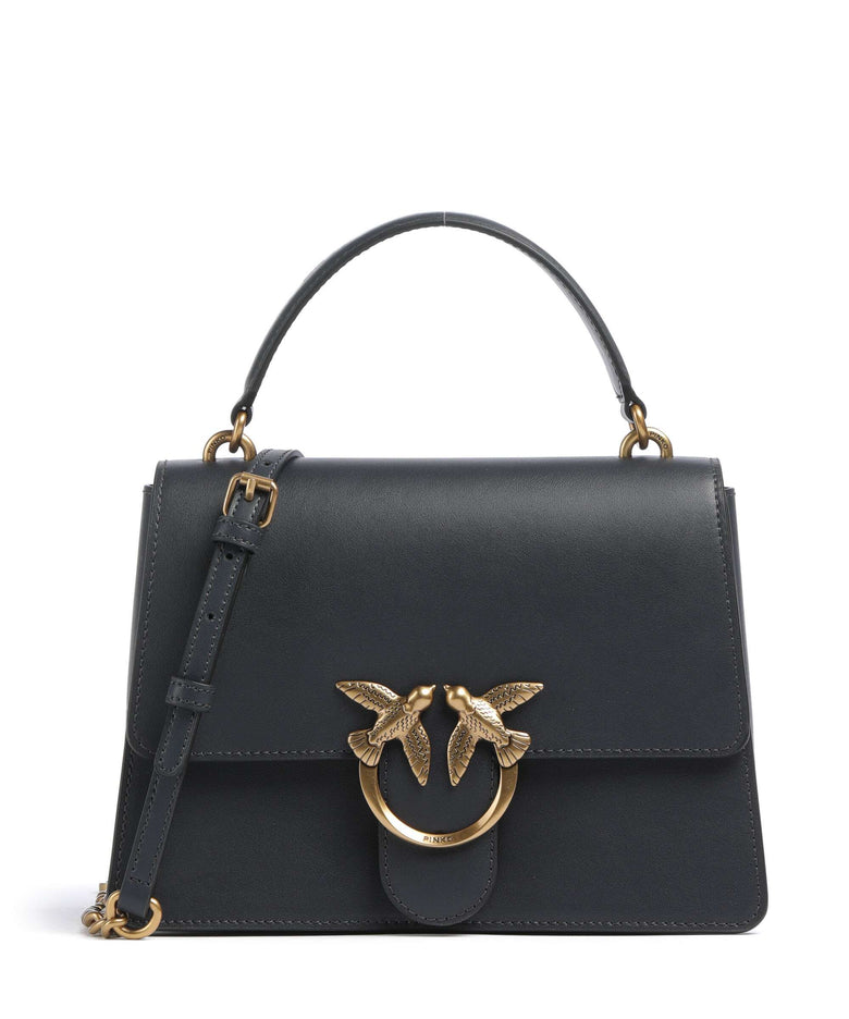 Pinko Love One Classic Handbag grigio asfalto/antique gold